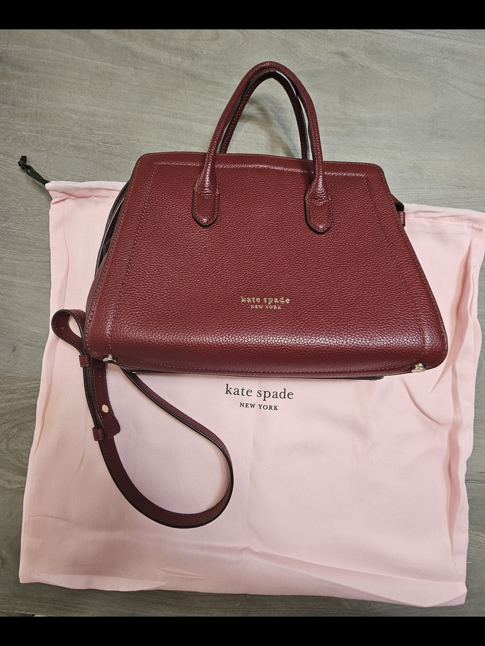 Kate Spade Knott  Leather Satchel